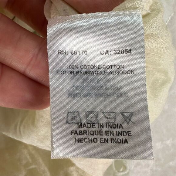 Anthropologie Ollari Ruffled Eyelet Ombré Tank Top XS Multicolor - Picture 11 of 13